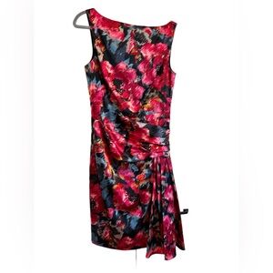 Retail $138 Maggy London Floral Sleeveless Dress